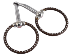 Mors de Filet ''Ballhinge'' Antique avec Dots