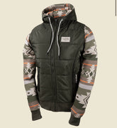 Pro Shield Jacket 'Cayla' Khaki - Aztek Fleece Pattern