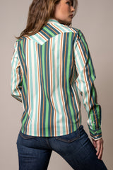 Stripe Shirt Turquoise