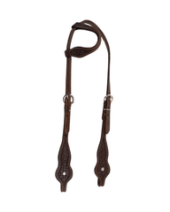 Goofy One Ear Headstall Bamboo Tooled
