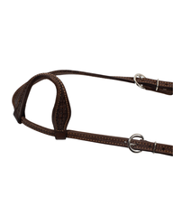 Goofy One Ear Headstall Bamboo Tooled