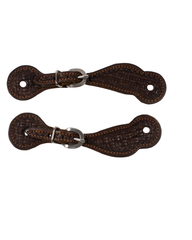 Spur Straps Bamboo Tooled