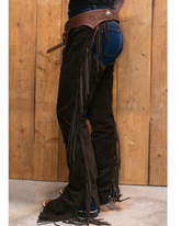 Chaps de Compétion en Cuir - Brun