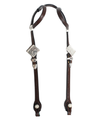 Double Leather Ear Show Headstall