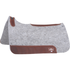 Tapis de Selle Feutre Gris 31x32''