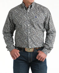 Chemise Paisley Bleu