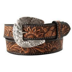 Ceinture Motif Tournesol Choco