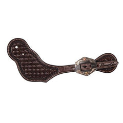 Courroie Éperons Brun Motif Carapace - Femme