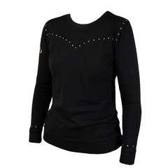 Chandail Manche Longue 'Monica' Noir