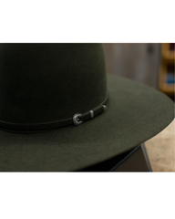 Moss Felt Hat 7X - Open Crown