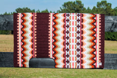 Sur Tapis Radley - Bourgogne, Pêche, Blanc & Rouille