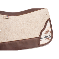 Tapis de Selle 7/8'' Naturel 30x28'' Insertion Laine Southwest