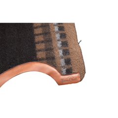 Tapis Entrainement ThunderCloud 100% Alpaga Motif - Noir/Choco