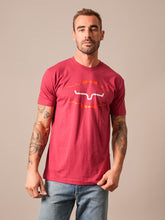 Vintage Badge Tee - Cardinal