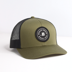 Casquette Logo Rond Noir - Kaki