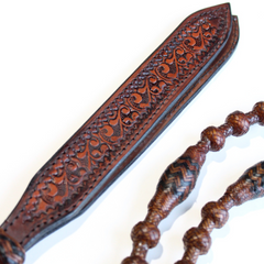 Rawhide Romal Reins - Dark Brown