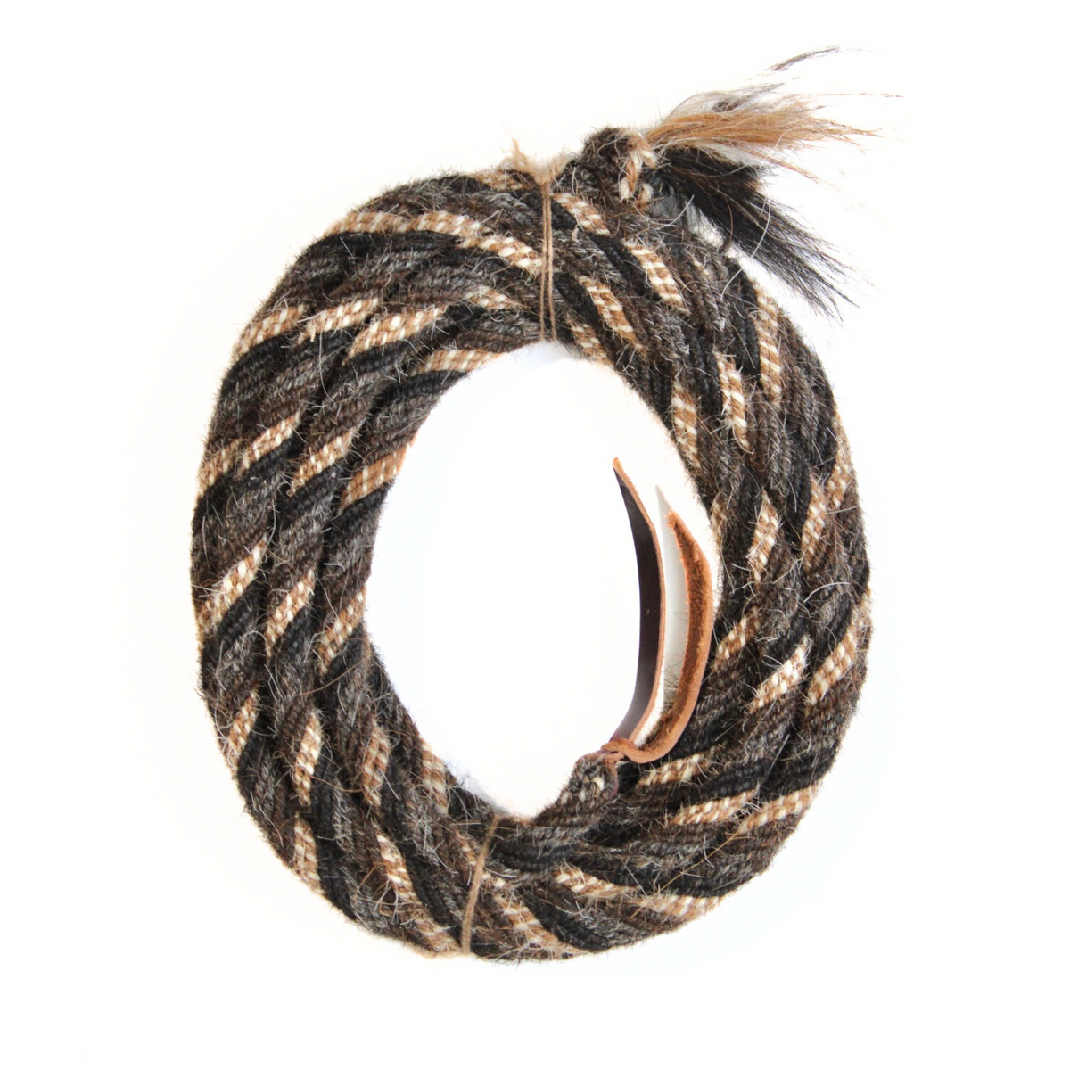 Horsehair Mecate Shades of Brown FG Pro Shop Inc.