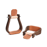 2" Wood Stirrups The Chisholm - Mahogany
