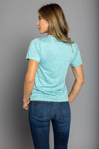 Ladies Outlier Tech T-Shirt - Turquoise