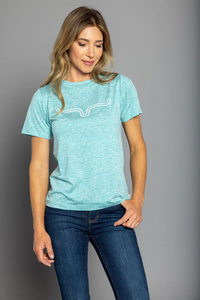 Ladies Outlier Tech T-Shirt - Turquoise