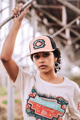 Casquette Melon D'eau Aztec - Corail