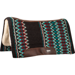 Blanket Top with 3/4'' Merino Bottom - Black/Teal