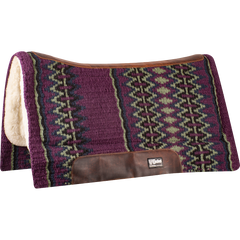 Blanket Top with 3/4'' Merino Bottom - Purple/Tan