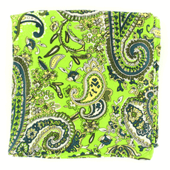 WildRag 33x33'' Lime Paisley - FG Pro Shop Inc.