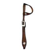 JT Diamond Serie One Ear Headstall Square Concho