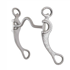 FG Aluminum Engraved Medium Port Bit with Long Shank