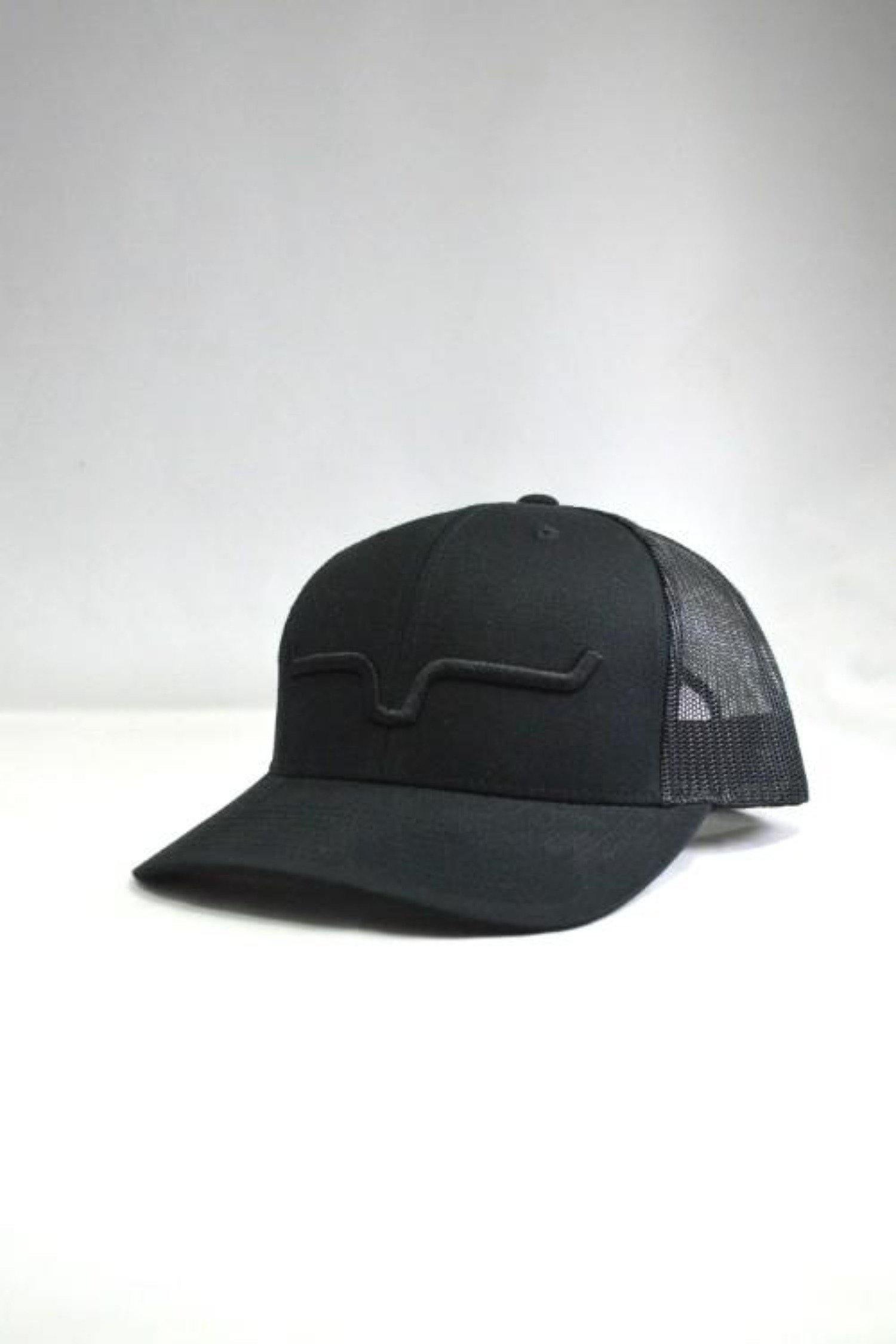 Weekly Trucker Cap By Kimes Ranch - Black/Black - FG Pro Shop Inc.