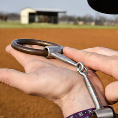 Jonathan Gauthier Antique Loose Heavy Ring Snaffle Bit - FG Pro Shop Inc.