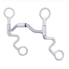 FG SS Brushed Low Port Hinged Futurity Bit