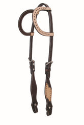 Rough Out & Buckstitch Double Ear Headstall - FG Pro Shop Inc.