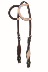 Rough Out & Buckstitch Double Ear Headstall - FG Pro Shop Inc.