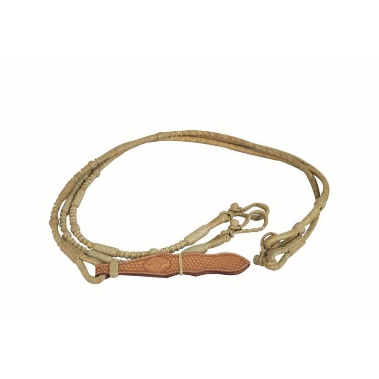 Natural Rawhide Romal Reins By Jim Taylor - FG Pro Shop Inc.