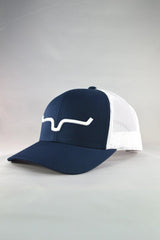 Weekly Trucker Cap By Kimes Ranch - Navy/White - FG Pro Shop Inc.