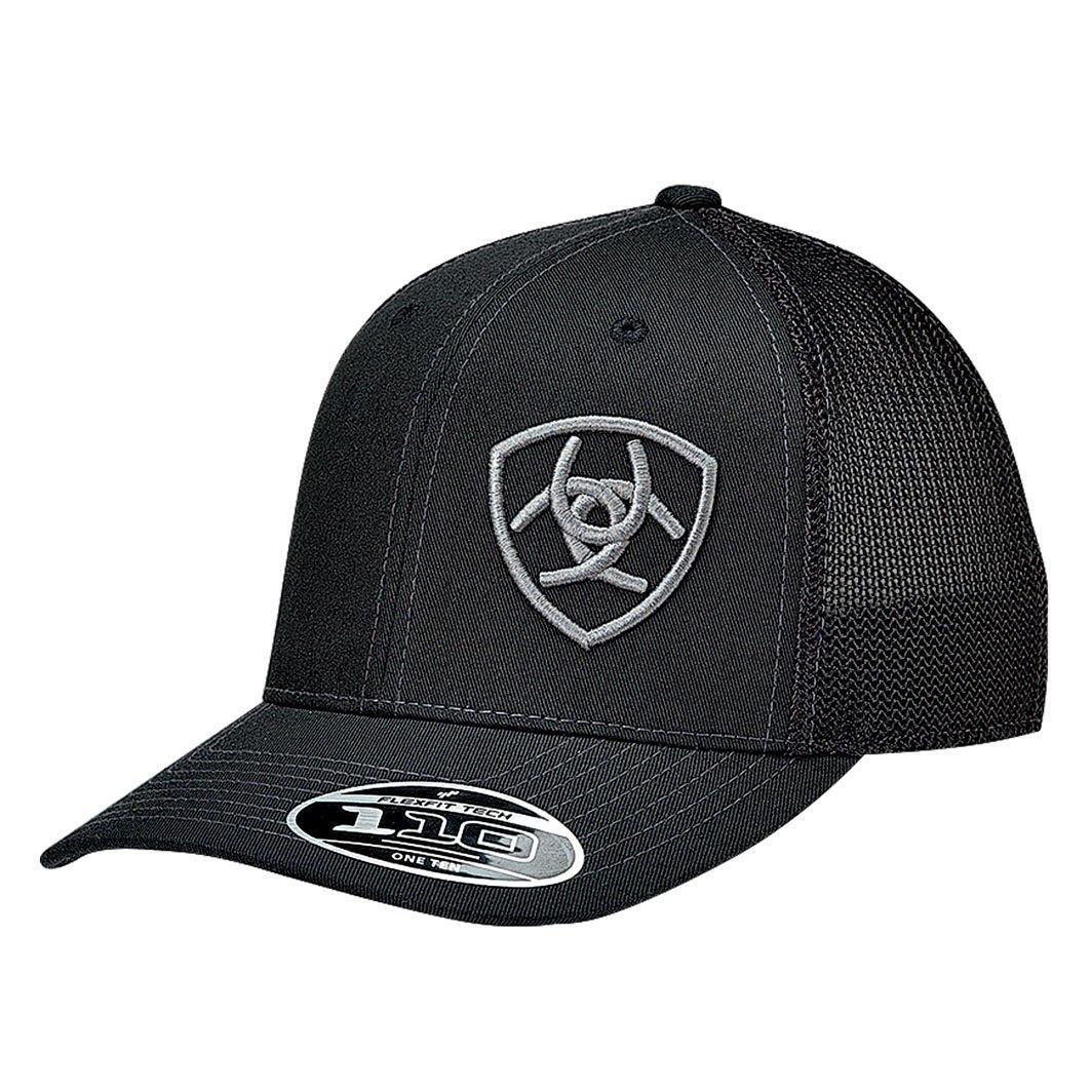 Ariat Cap - Black/Grey Logo - FG Pro Shop Inc.