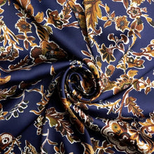 Load image into Gallery viewer, Deluxe Wild Rag - Navy Floral
