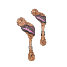 Load image into Gallery viewer, Feathers &amp; Buckstitch Spur Straps - Ladies - FG Pro Shop Inc.
