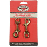 Round Eye Swivel Bolt Snap Heavyweight Solid Bronze - FG Pro Shop Inc.