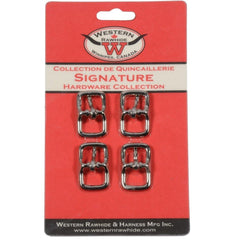 no121 Bridle Buckle Chrome Plated Bronze - FG Pro Shop Inc.