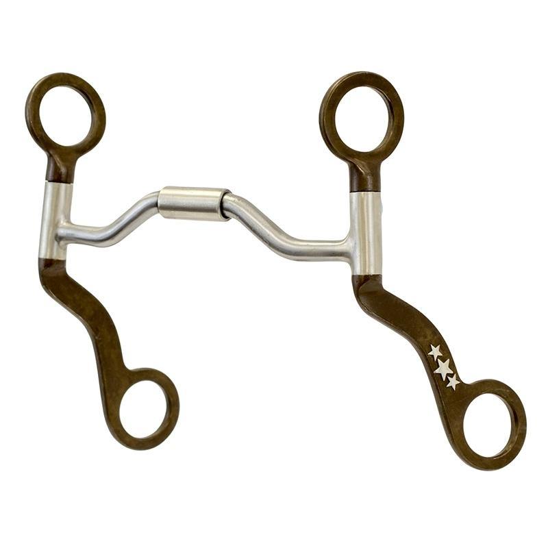 Jonathan Gauthier Antique Low Port Hinged Futurity Bit - FG Pro Shop Inc.