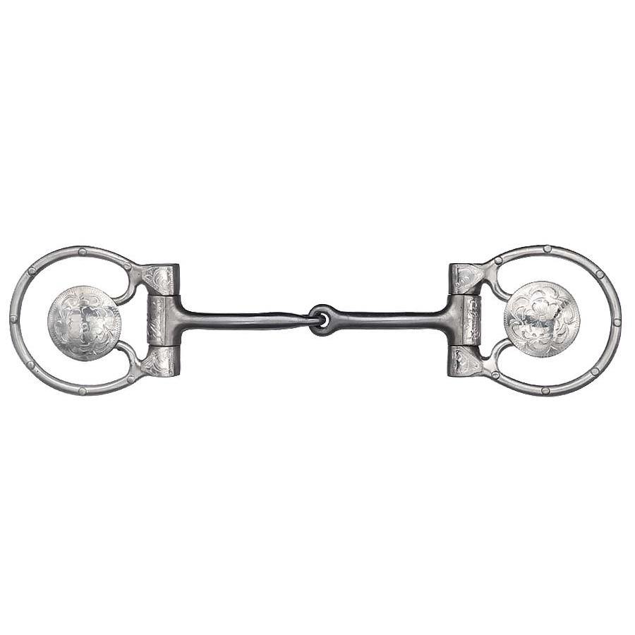 FG SS Brushed Dee Ring Show Snaffle Bit - FG Pro Shop Inc.