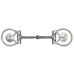 FG SS Brushed Dee Ring Show Snaffle Bit - FG Pro Shop Inc.