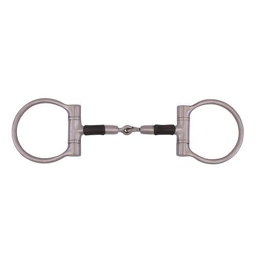 FG Clinician Pinchless Dee Ring Snaffle Bit w/Rubber Covered Bars - FG Pro Shop Inc.
