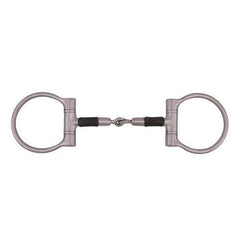 FG Clinician Pinchless Dee Ring Snaffle Bit w/Rubber Covered Bars - FG Pro Shop Inc.