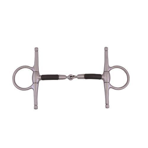 FG Clinician Pinchless Full Cheek Snaffle Bit w/Rubber Covered Bars - FG Pro Shop Inc.