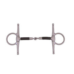 FG Clinician Pinchless Full Cheek Snaffle Bit w/Rubber Covered Bars - FG Pro Shop Inc.