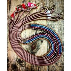 Harness Leather Braided Barrel Reins - FG Pro Shop Inc.